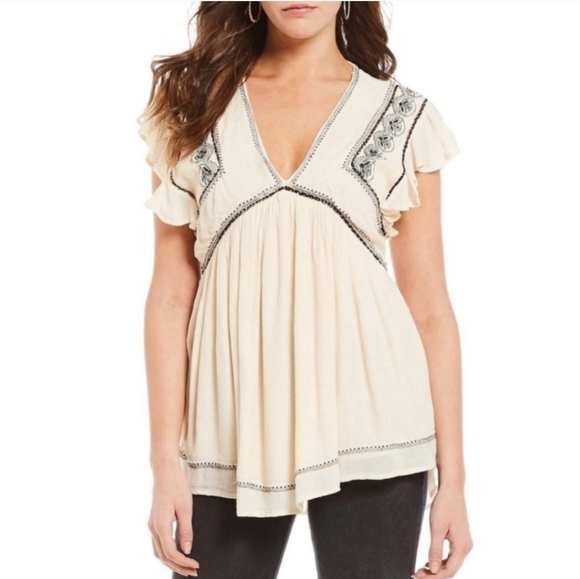 Free People Tunic Blouse Size XS - Picture 1 of 15